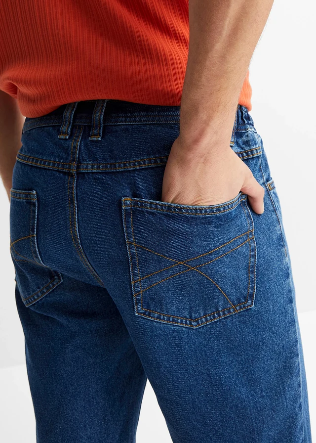 Bermuda classique en jean avec taille élastiquée • bleu denim • product-page.page-title-suffix