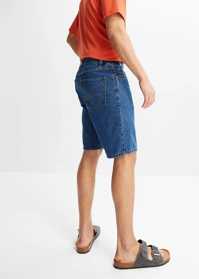 Bermuda classique en jean avec taille élastiquée • bleu denim • product-page.page-title-suffix