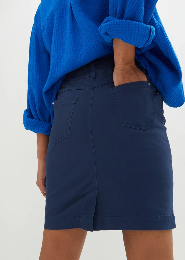 Stretch rok met lycra • diepblauw • product-page.page-title-suffix