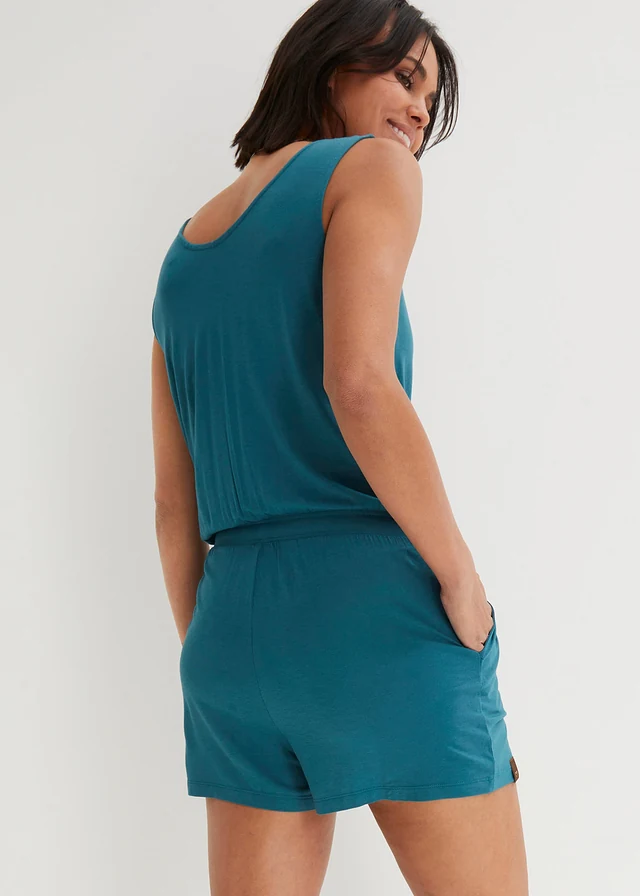 Jersey jumpsuit van soepele viscose • pepergroen • product-page.page-title-suffix