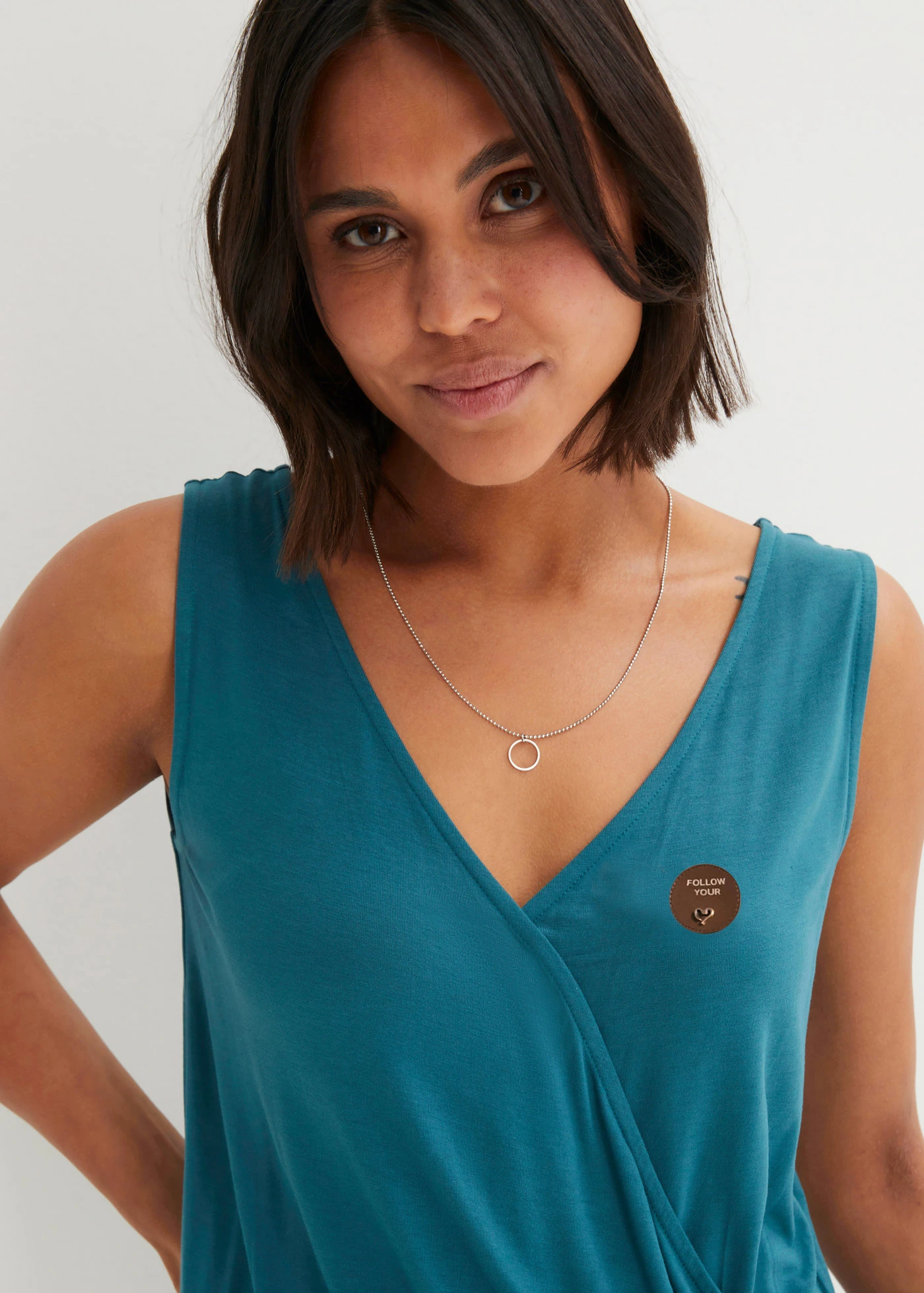 Žerzejový overal z měkké viskózy • zelený pepř • bonprix obchod