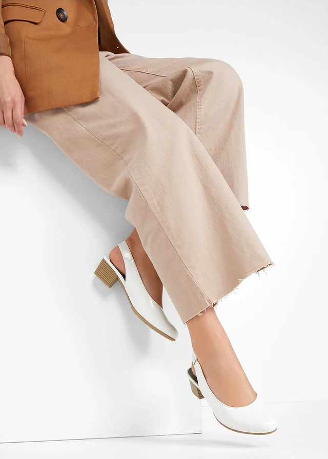 Escarpins slingback Jana, largeur confortable • blanc • product-page.page-title-suffix
