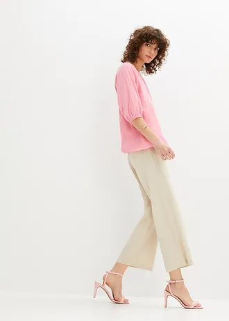 Shirt van puur biologisch katoen • knalroze • bonprix online shop