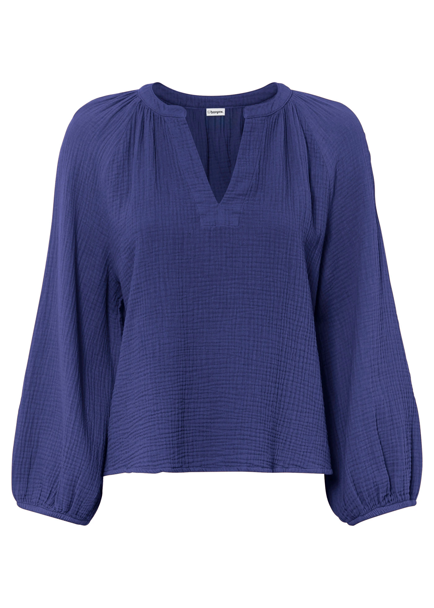 Blúzka, oversize z mušelínu • modrofialová • obchod bonprix