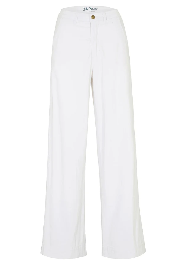 Stretch jeans, wide fit
