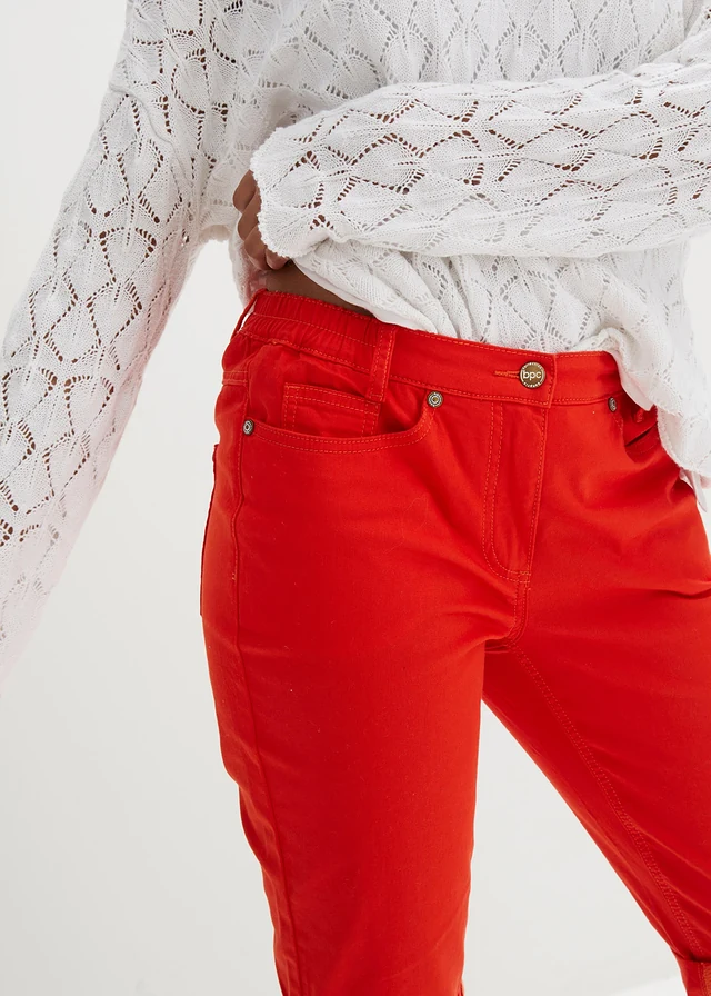Bermuda coton avec taille confortable • rouge poivron • product-page.page-title-suffix