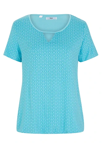 Shirt met elastiek, korte mouw