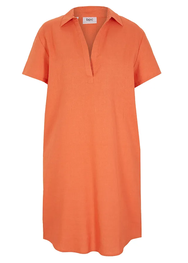 Rochie gen tunică din mix lejer de in