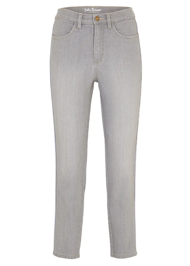 Blugi skinny 7/8 High Waist, stretch