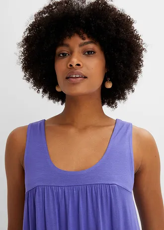 Korte jersey jurk met zakken • blauwviolet • bonprix online shop