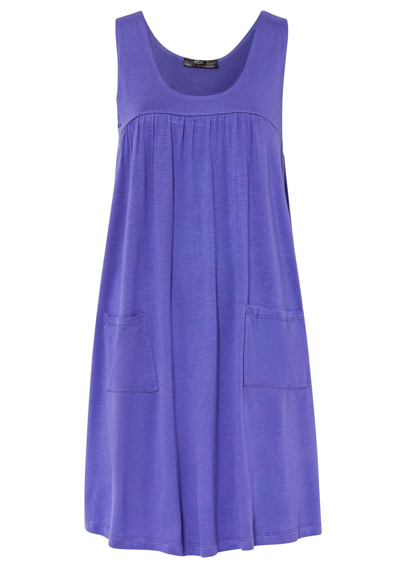 Korte jersey jurk met zakken • blauwviolet • bonprix online shop
