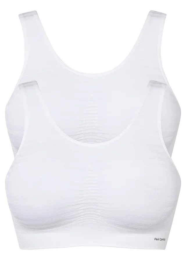 Bustieră Feel Comfort, seamless (set/2 buc.)