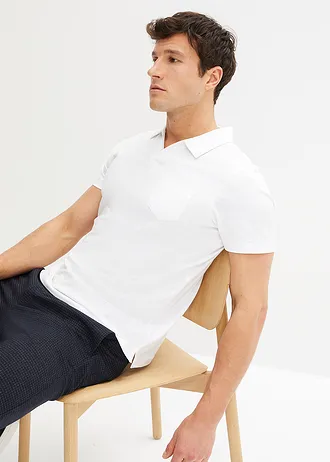 Pólo tričko, krátký rukáv, barva: bílá