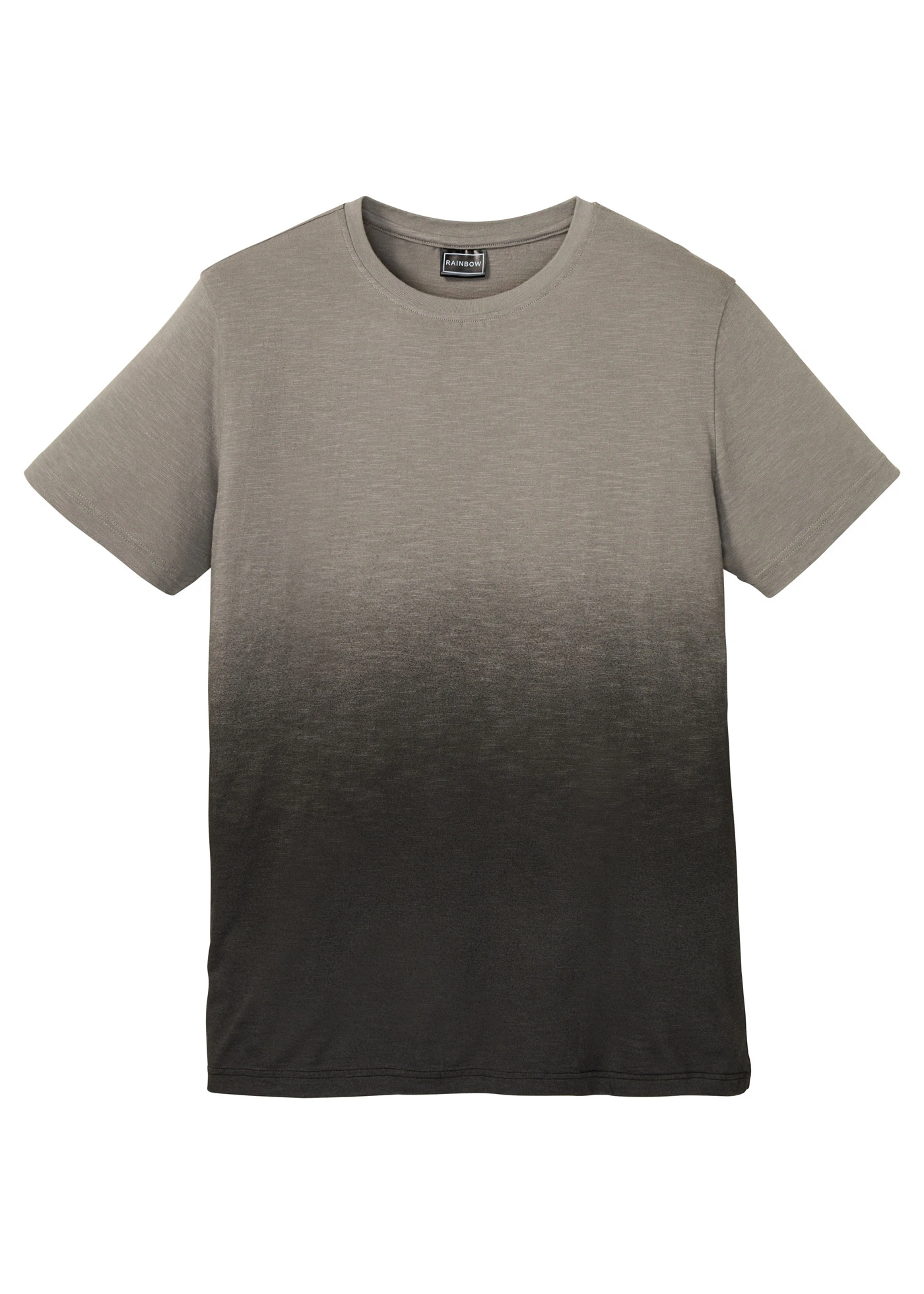 Tričko Slim Fit, z čisté bavlny • kouřově šedá + černá • bonprix obchod