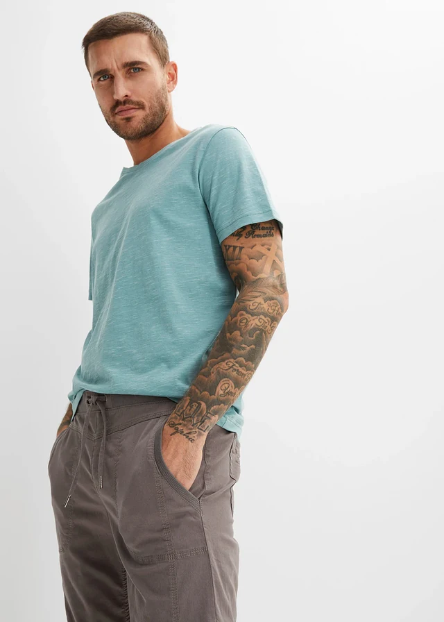 Bermuda long regular à taille élastiquée • gris fumé • product-page.page-title-suffix