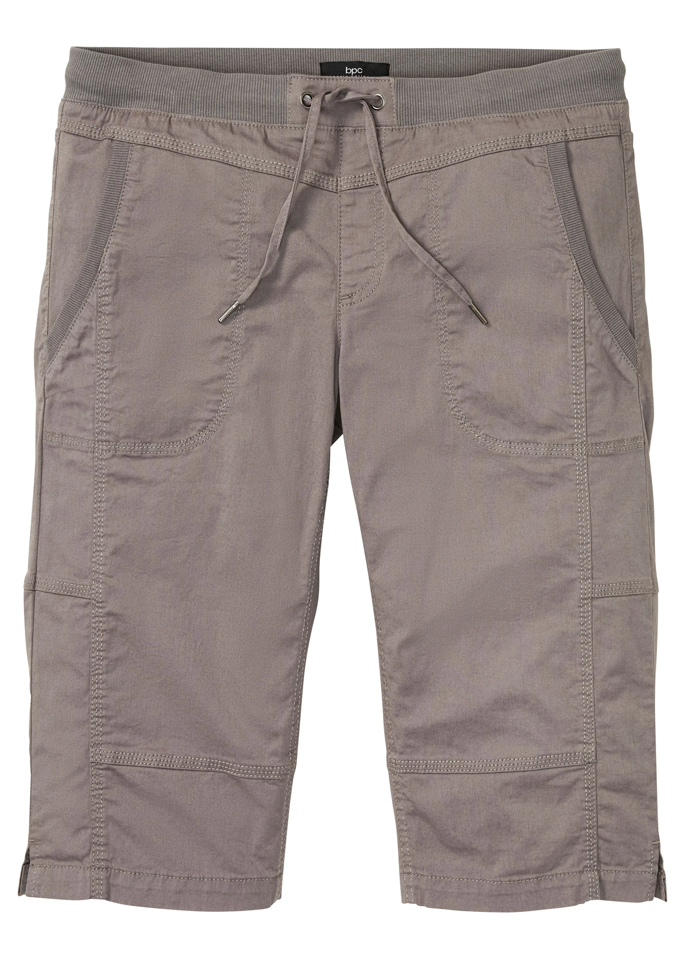 Hosszú bermuda elasztikus derékánttal, Regular Fit • füstszürke • bonprix áruház