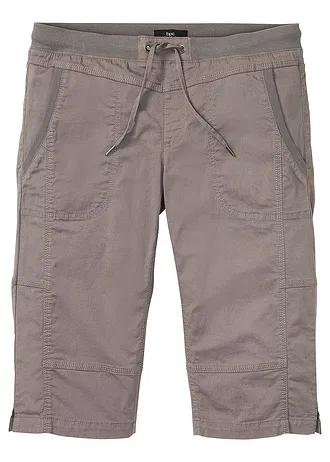 Hosszú bermuda elasztikus derékánttal, Regular Fit • füstszürke • bonprix áruház