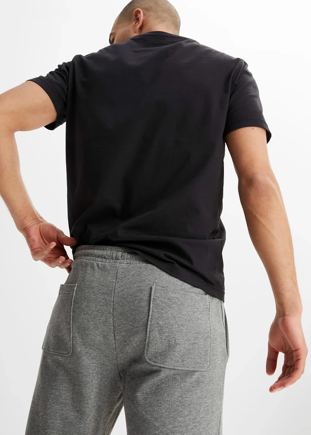 Lot de 2 bermudas sweat • bleu foncé/gris chiné • product-page.page-title-suffix