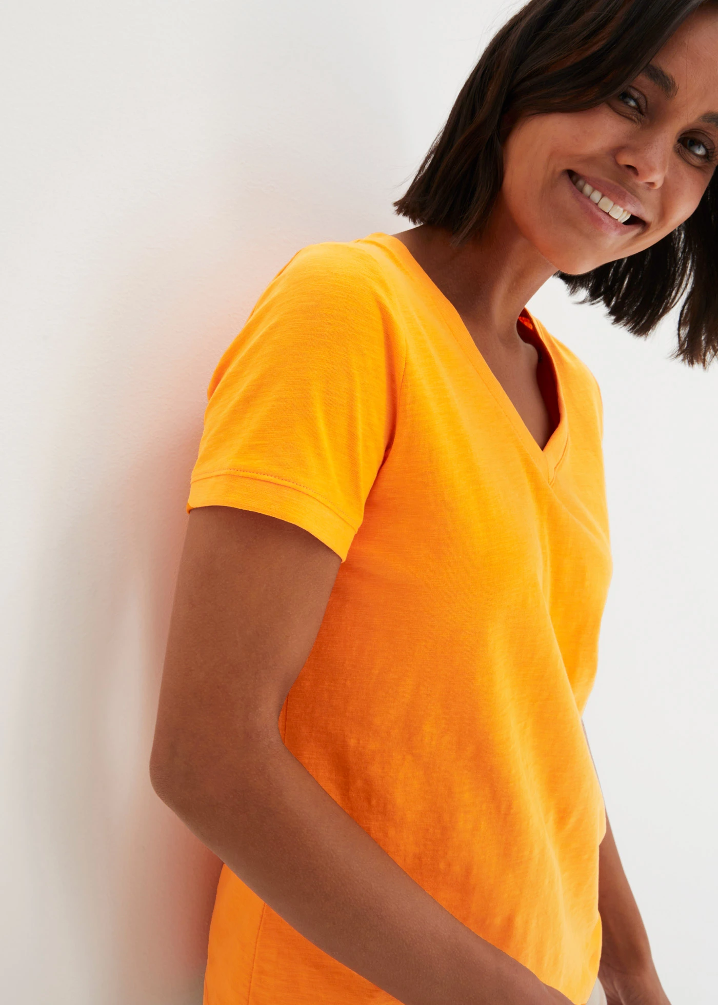 Tričko z čisté bavlny • dýňově oranžová • bonprix obchod