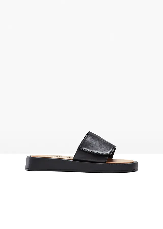 Slippers, Kleur: zwart