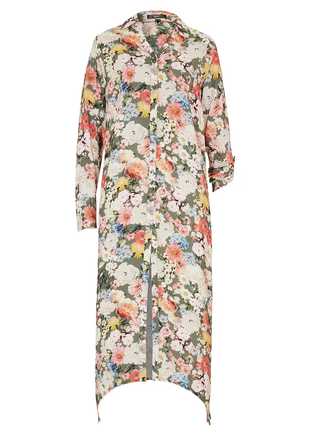 Dlhá blúzka z padavej viskózy