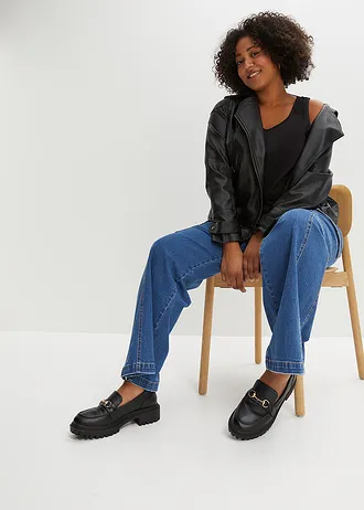 Top z bavlny, barva: černá