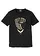 T-shirt 100% coton, Couleur: noir imprimé