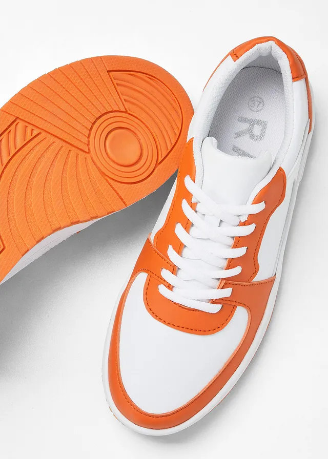 Sneakers • blanc/orange • product-page.page-title-suffix