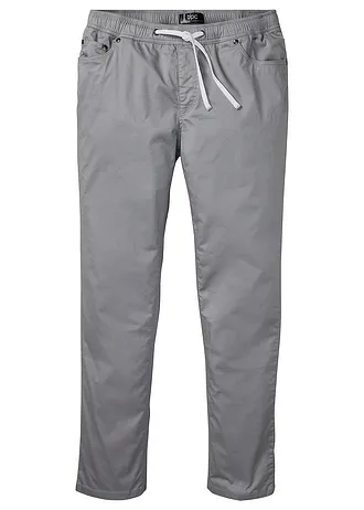 Pantalon taille extensible Regular Fit, Straight • gris • Boutique bonprix