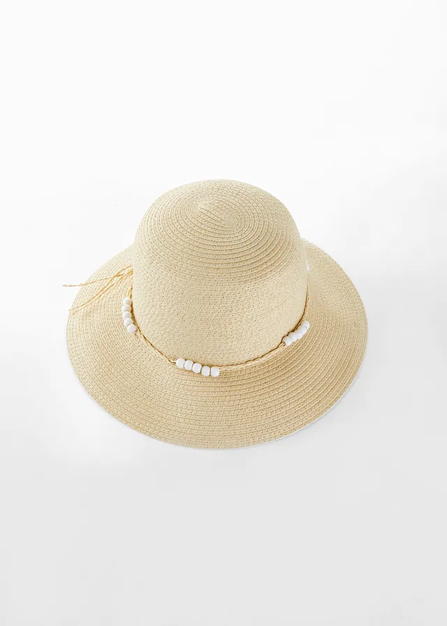 Chapeau de paille en fibre de papier • naturel • Boutique bonprix
