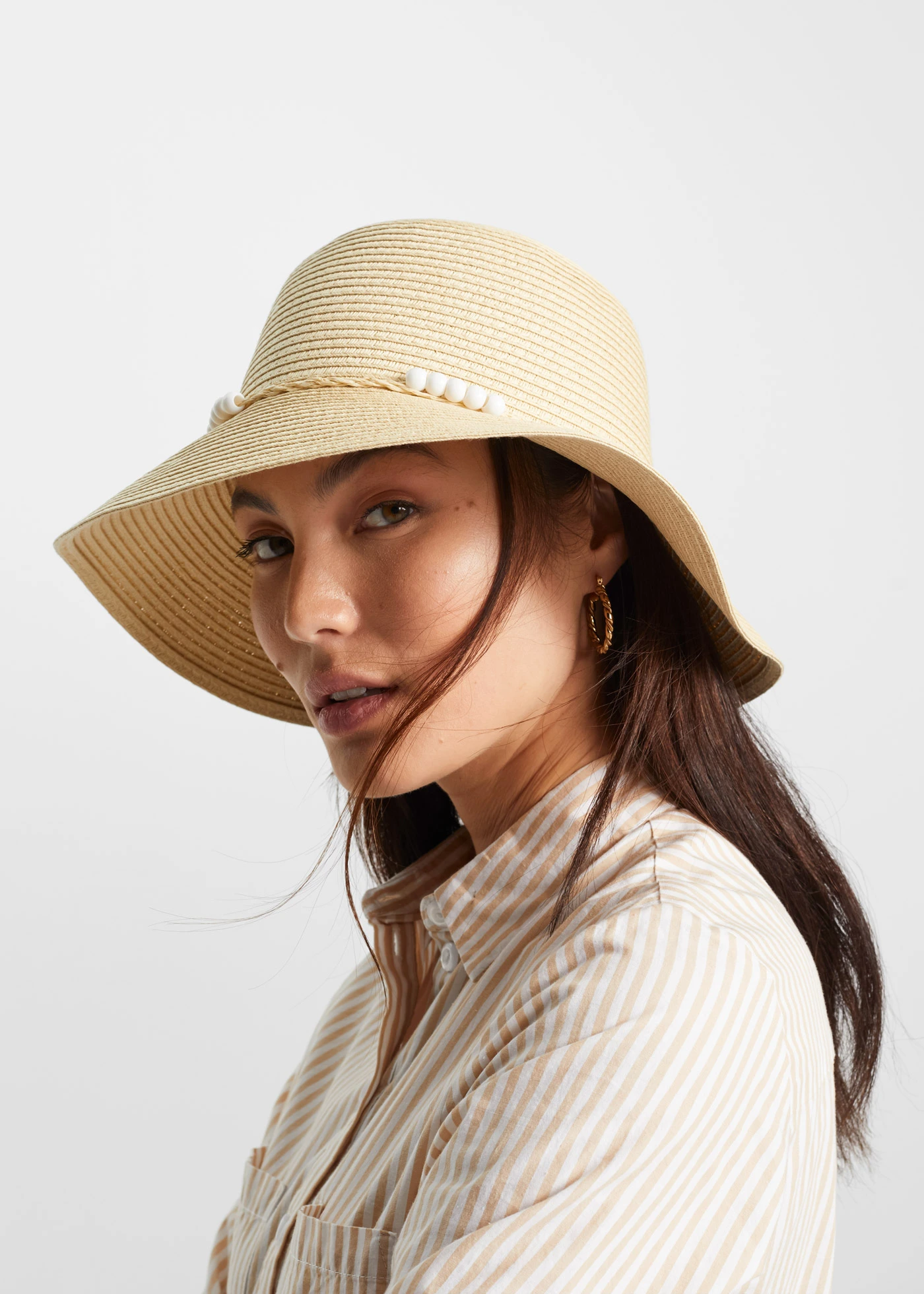 Zonnehoed van papiervezels • naturel • bonprix online shop