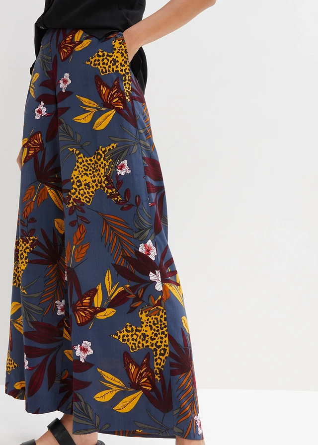 Marlene Dietrich broek van viscose • donkergrijs gedessineerd • product-page.page-title-suffix