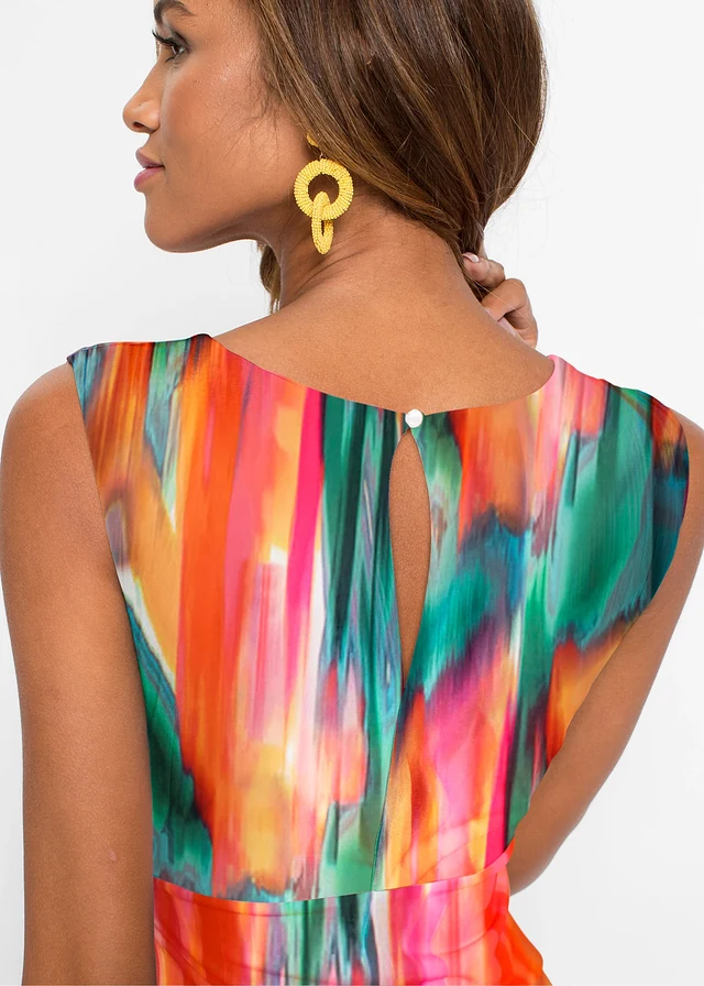 Robe longue • vert-rose vif-orange imprimé • product-page.page-title-suffix