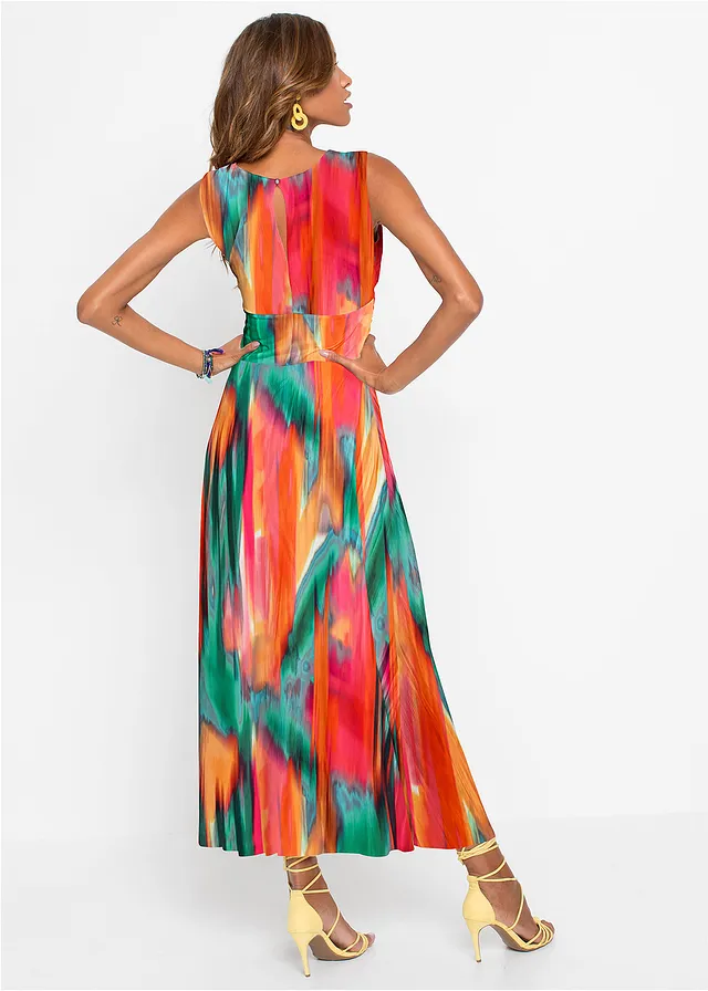 Robe longue • vert-rose vif-orange imprimé • product-page.page-title-suffix
