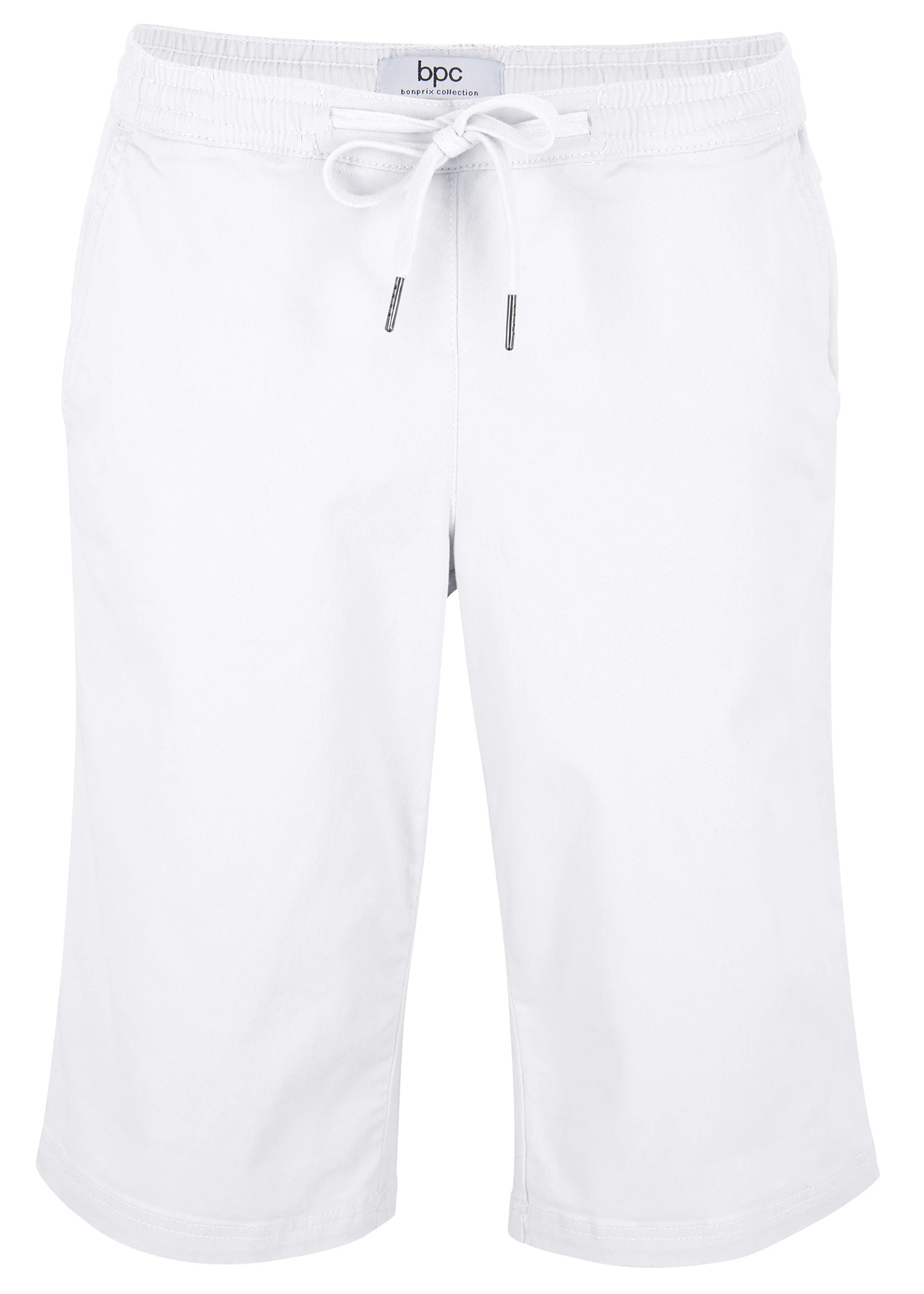 Bermuda avec taille élastiquée • blanc • Boutique bonprix