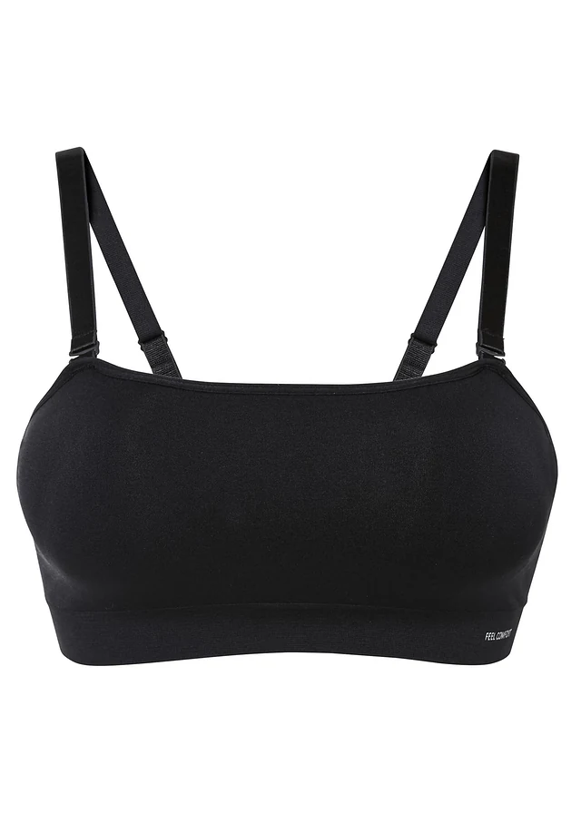 Naadloze Feel Comfort bandeau bh met gevulde cups en afneembare shouderbandjes