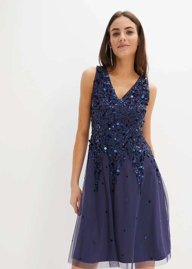 Robe courte à sequins • bleu • product-page.page-title-suffix