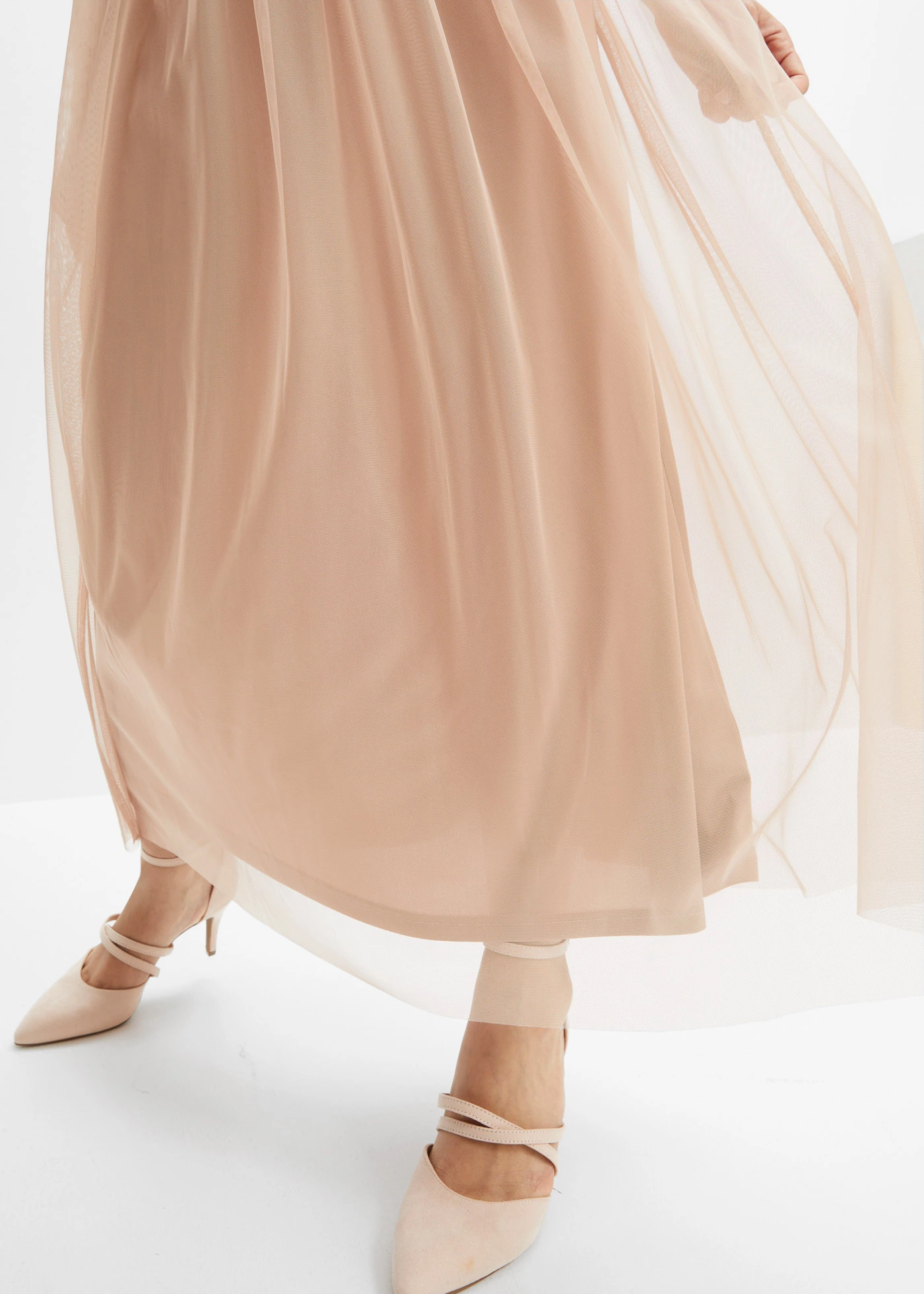 Dlouhé šaty s pajetkovou výšivkou • růžová • bonprix obchod