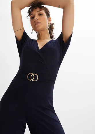 Žerzejový overal • tmavě modrá • bonprix obchod