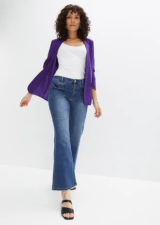Blazer à manches froncées • violet • Boutique bonprix