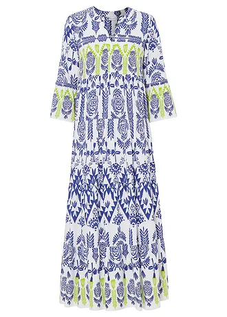 Maxi jurk van soepele viscose