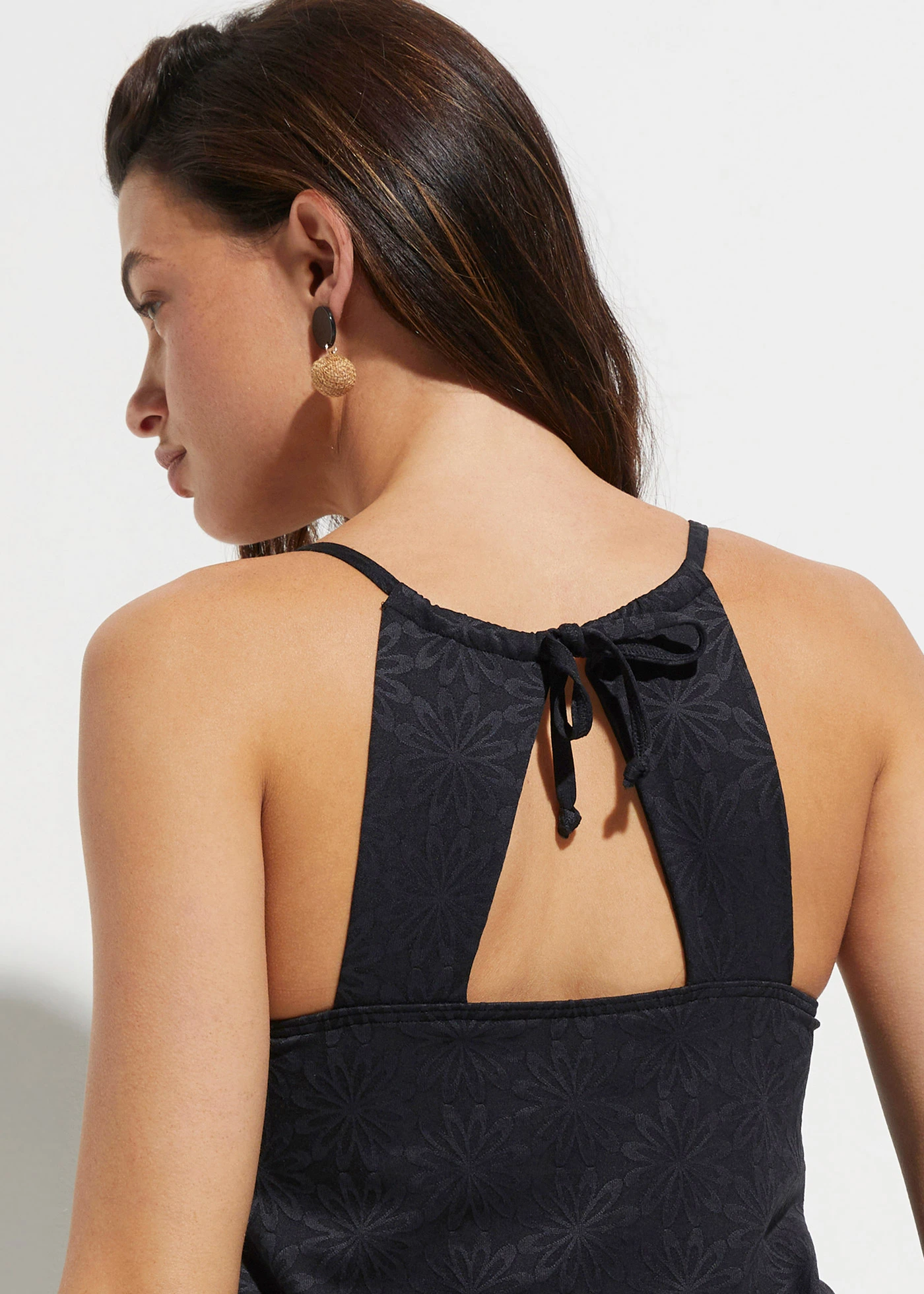 Costum baie tankini (2 piese) • negru • magazin bonprix