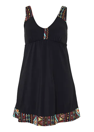 Robe de bain grande stature en polyamide recyclé