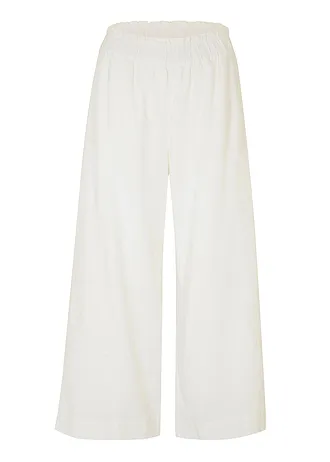 Pantalon large, longueur mollet • blanc • Boutique bonprix