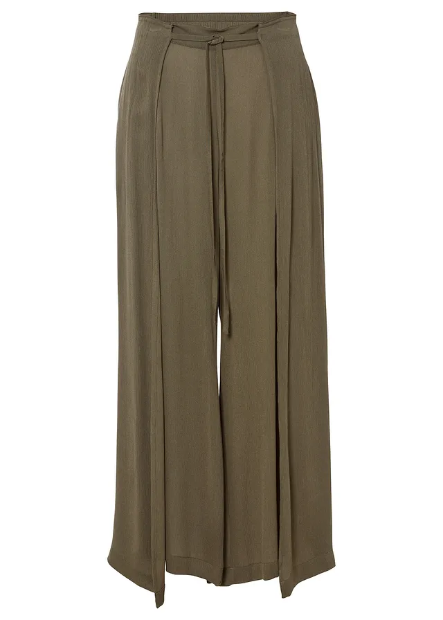 Broek van soepele viscose