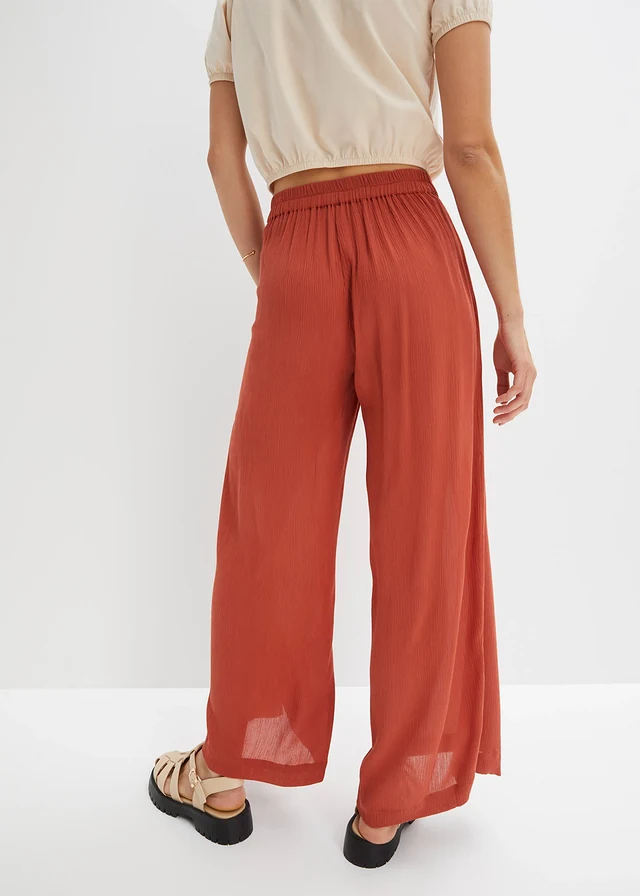Pantalon fluide en viscose • rouge quartz • product-page.page-title-suffix