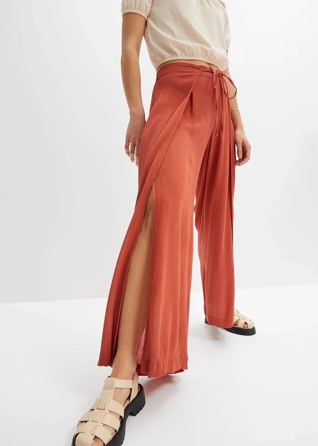 Pantalon fluide en viscose • rouge quartz • product-page.page-title-suffix