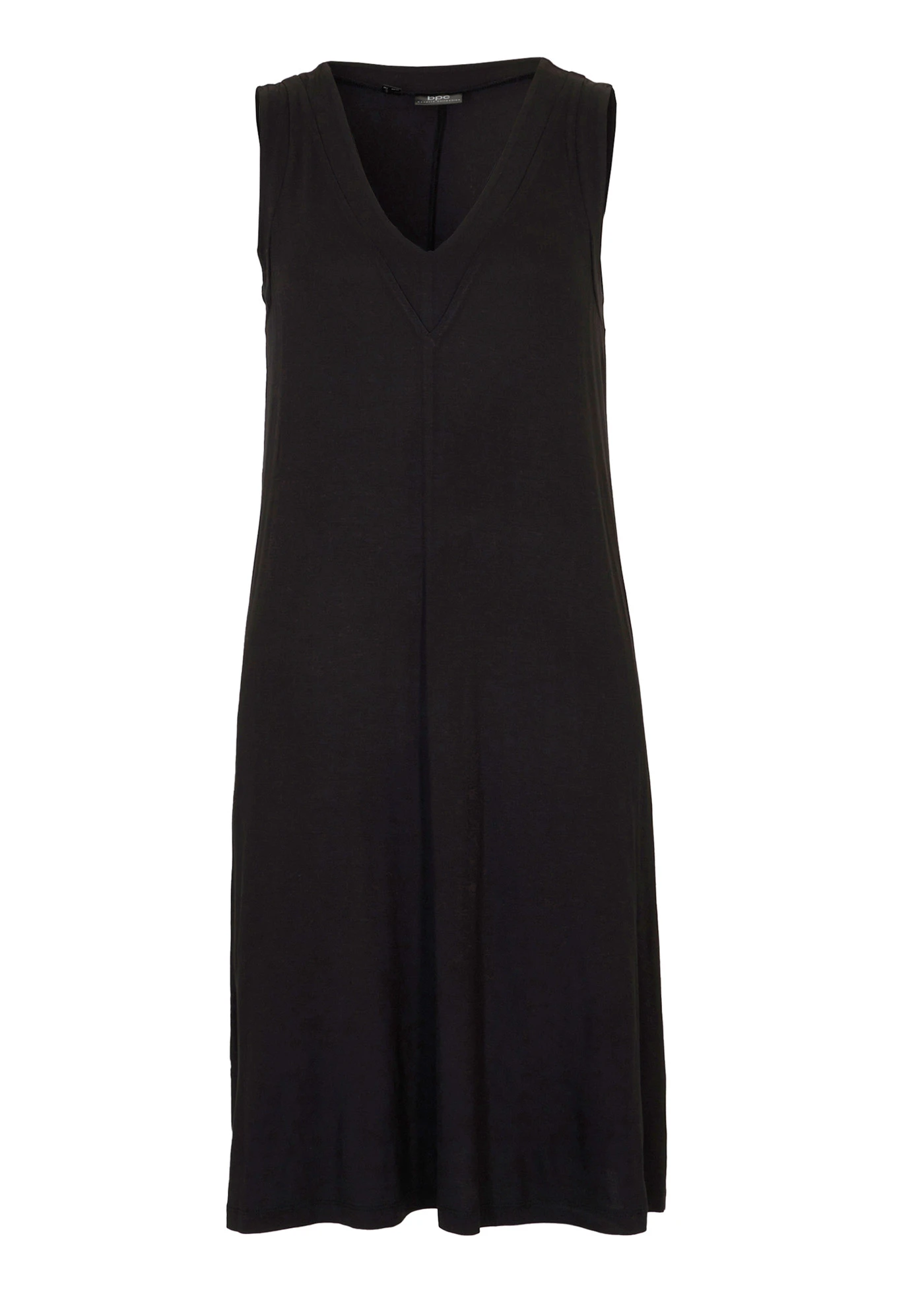 Jersey jurk in een soepele viscosemix • zwart • bonprix online shop