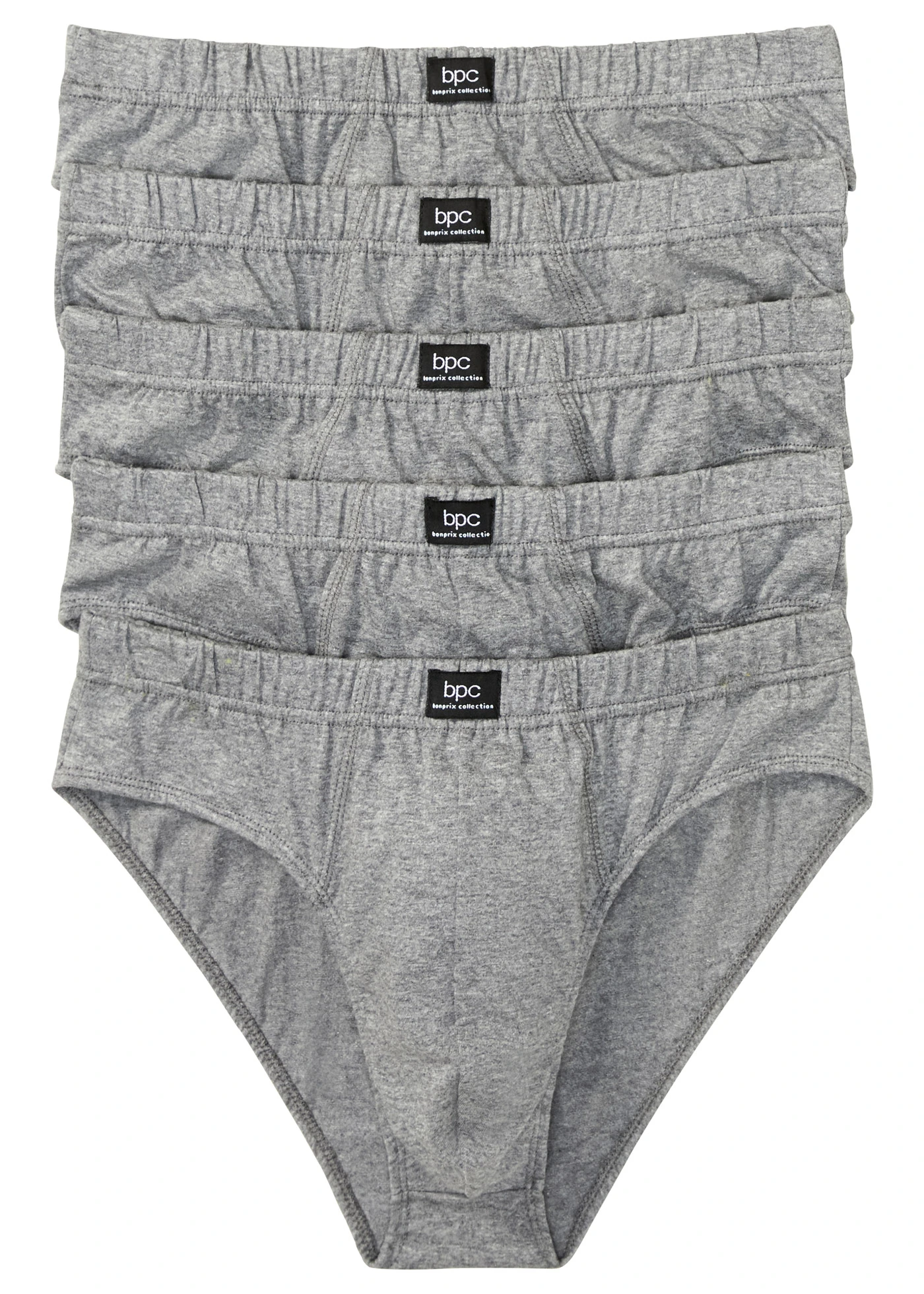 Chilot maxi din bumbac (set/5 buc.) • gri melanj • magazin bonprix