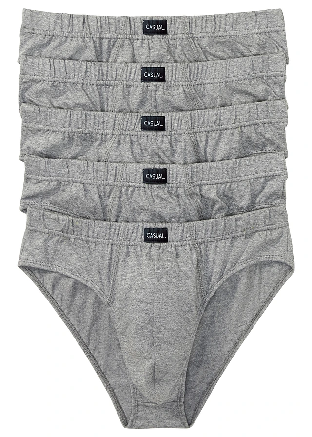 Lot de 5 slips maxi coton